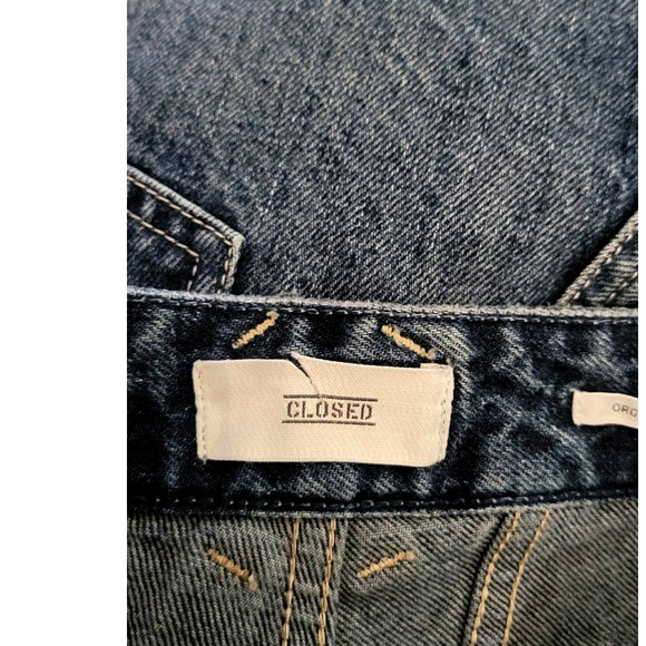 New Free People Closed Pearl Jeans $298 SIZE 26 High-Rise Tapered Retro Inspired - Picture 5 of 5